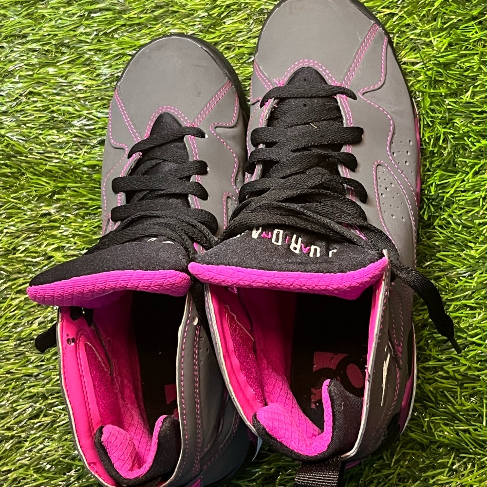 Gray and Pink Women's Athletic Sneakers - Jordan’s
